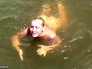blonde, babe, 720p, czech, outdoor
